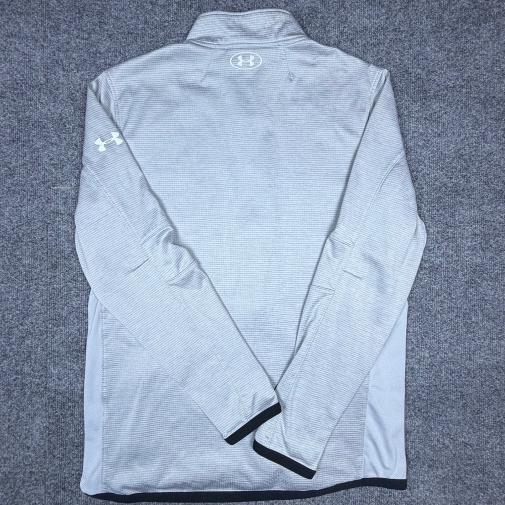 Under Armour Mens ColdGear Reactor Full Zip Jacket Gray 1325142 Size Medium - Picture 2 of 8